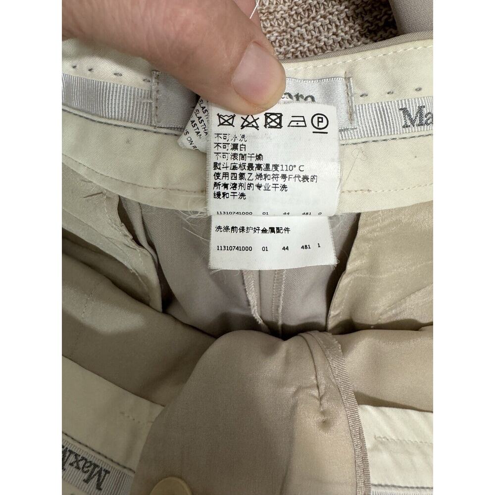 Max Mara Wool Trousers Tapered Leg Classic Quiet Luxury Italy, 10 - Picture 15 of 15